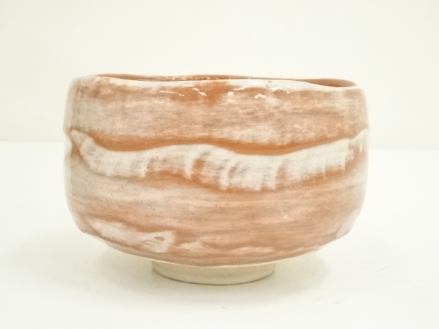 道具 ] - 道具 吉向焼 吉向陶荘造 赤茶碗（共箱） | ネットショップ圭